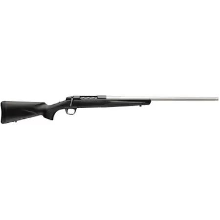 Browning 036115298 X-Bolt 2 Special LR Full Size 7mm PRC 3+1 24" Matte Stainless Threaded Barrel, Matte Stainless Steel Drilled & Tapped Receiver, Black Adj Comb & LOP Synthetic Stock Right Hand