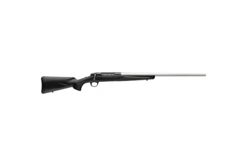 Browning 036115298 X-Bolt 2 Special LR Full Size 7mm PRC 3+1 24" Matte Stainless Threaded Barrel, Matte Stainless Steel Drilled & Tapped Receiver, Black Adj Comb & LOP Synthetic Stock Right Hand