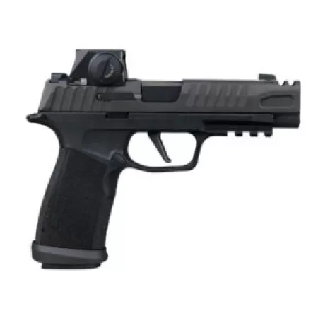 Sig Sauer 365XF9COMPRXSL P365 Fuse COMP 9mm Luger 21+1 3.70" Black Barrel, Black Nitron Stainless Steel Integrated Compensator/Optic Ready/Serrated Slide, Black Stainless Steel Frame w/Beavertail & Pi