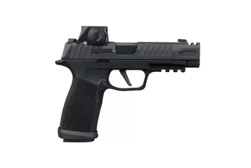 Sig Sauer 365XF9COMPRXSL P365 Fuse COMP 9mm Luger 21+1 3.70" Black Barrel, Black Nitron Stainless Steel Integrated Compensator/Optic Ready/Serrated Slide, Black Stainless Steel Frame w/Beavertail & Pi