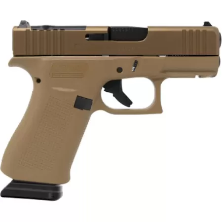 GLOCK 43X MOS 9mm 3.41in 15rd Coyote Semi-Auto Pistol (PX435Z203FRMOSK)