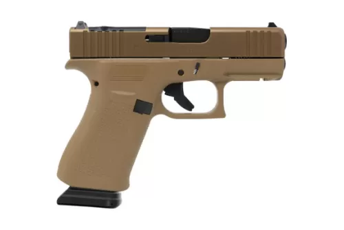 GLOCK 43X MOS 9mm 3.41in 15rd Coyote Semi-Auto Pistol (PX435Z203FRMOSK)