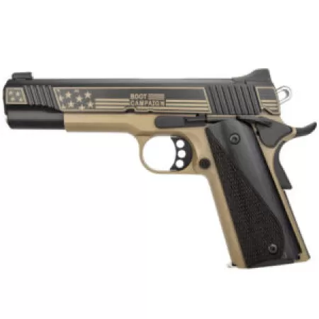KIMBER 1911 "Lace Up America" Boot Campaign Bundle .45 ACP 5in 7rd Flat Dark Earth Semi-Automatic Pistol (3700896)