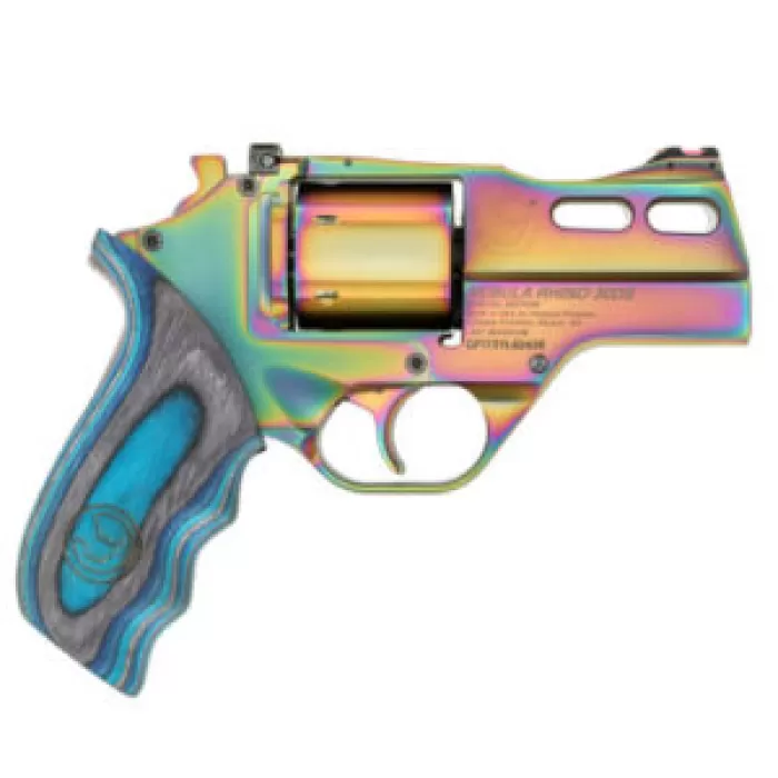 Chiappa Firearms 340354 Rhino 30DS 357 Mag 6 Shot 3" Nebula PVD Steel Barrel & Cylinder, Nebula PVD Alloy Frame, Blue Laminate Grip Chiappa Firearms 340354 Rhino 30DS 357 Mag 6 Shot 3" Nebula PVD Steel Barrel & Cylinder, Nebula PVD Alloy Frame, Blue Laminate Grip