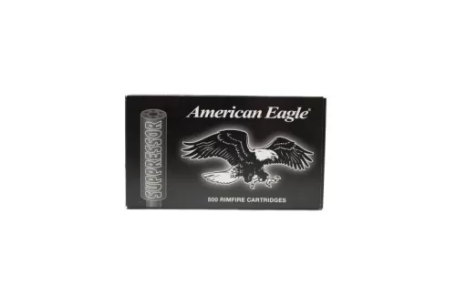 American Eagle 22 Long Rifle 45gr Suppressor Ammunition 500rds (10 boxes of 50) - AE22SUP1