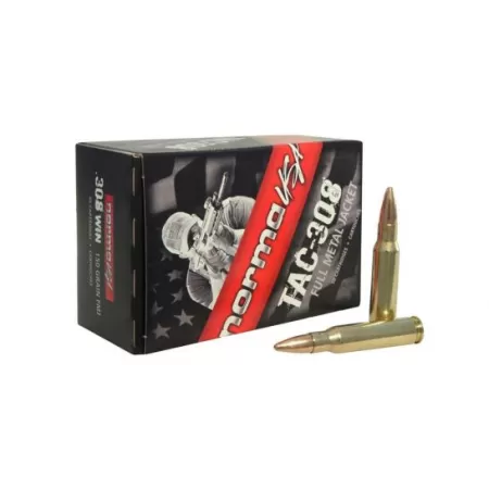 Norma .308 Win - 147 Gr - FMJ - Norma Tactical - QTY 50 - Dirty Bird Industries