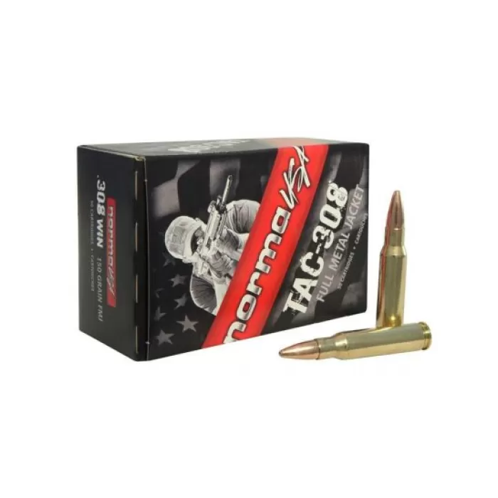 Norma .308 Win - 147 Gr - FMJ - Norma Tactical - QTY 50 - Dirty Bird Industries