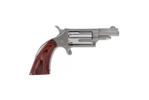 North American Arms 1.125" Boot Grip 22 Magnum Revolver, Stainless - 22MSGBG