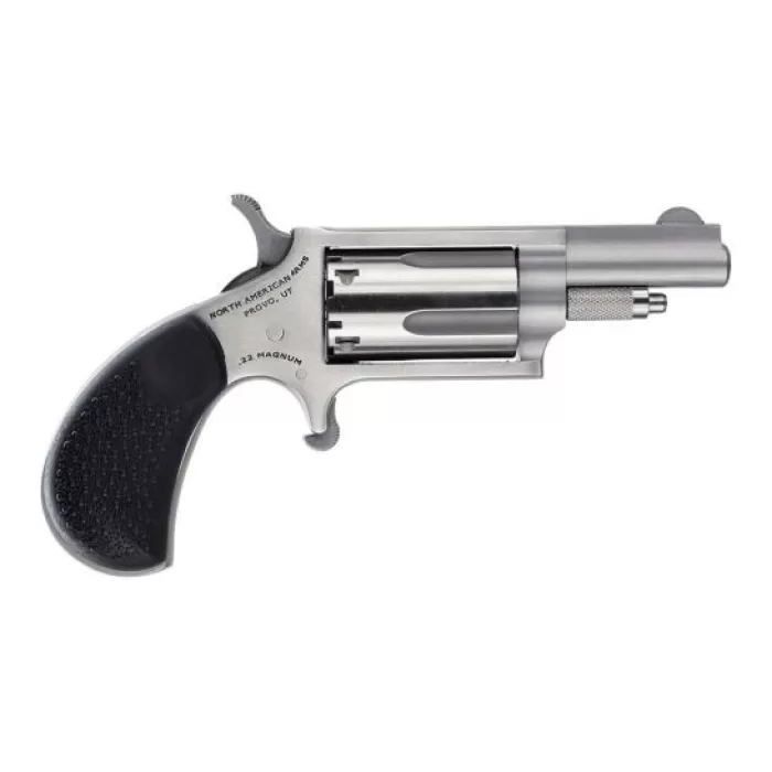 North American Arms 1.625" .22 Magnum Mini Revolver Carry Combo With Holster, Stainless - 22MGRCHSS North American Arms 1.625" .22 Magnum Mini Revolver Carry Combo With Holster, Stainless - 22MGRCHSS