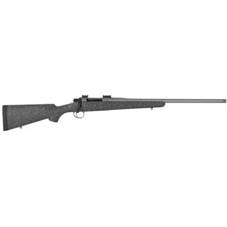 Nosler 40121 M21  6.5 Creedmoor Caliber With 4+1 Capacity, 22" Barrel, Stainless Steel Nitride Metal Finish & Gray Speckled Black All-Weather Epoxy Stock Right Hand (Full Size)