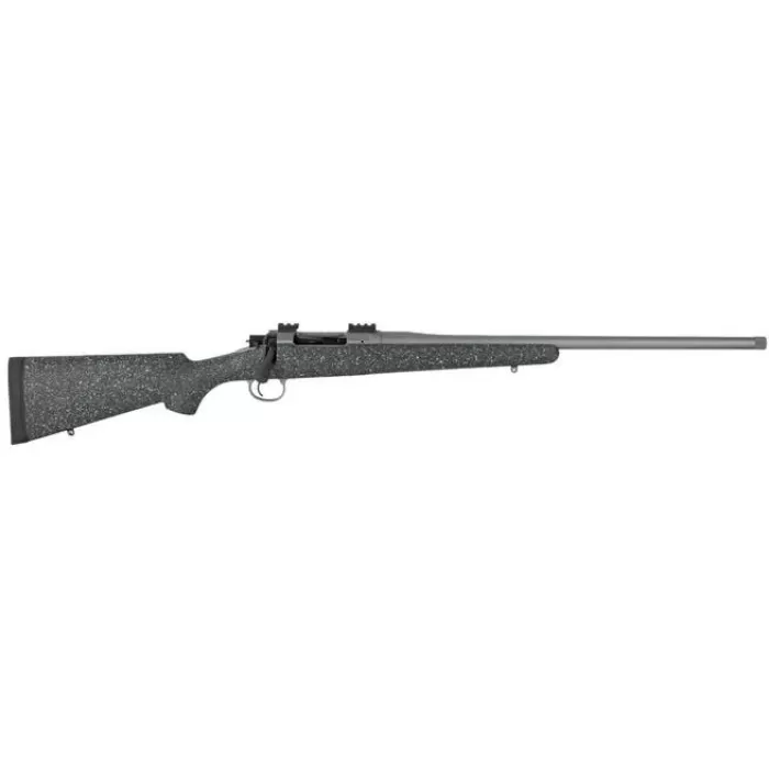 Nosler 40121 M21  6.5 Creedmoor Caliber With 4+1 Capacity, 22" Barrel, Stainless Steel Nitride Metal Finish & Gray Speckled Black All-Weather Epoxy Stock Right Hand (Full Size)
