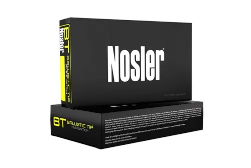 Nosler 308 Winchester 125 grain Ballistic Tip Hunting Rifle Ammo, 20/Box - 40061