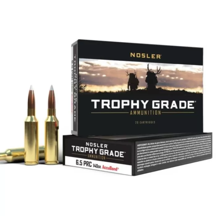 Nosler Ballistic Tip Spitzer Boat-Tail 6.5 PRC Ammo 140 gr. 20 Rounds Box Nosler Ballistic Tip Spitzer Boat-Tail 6.5 PRC Ammo 140 gr. 20 Rounds Box
