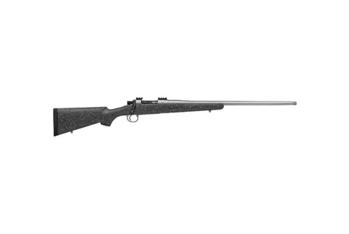 Nosler 40521 M21  280 Ackley Improved Caliber With 4+1 Capacity, 24" Barrel, Stainless Steel Nitride Metal Finish & Gray Speckled Black All-Weather Epoxy Stock Right Hand (Full Size)