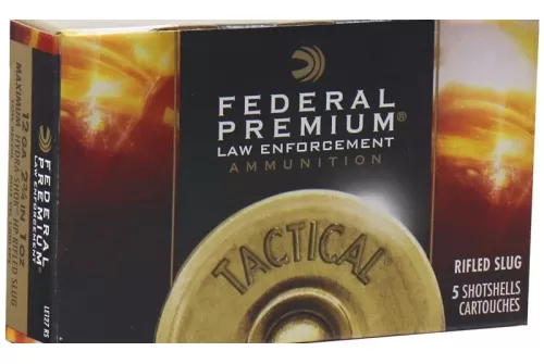 Federal LE 12 Gauge 2.75" 1 oz. Low Recoil Hydra-Shok Rifled Slug