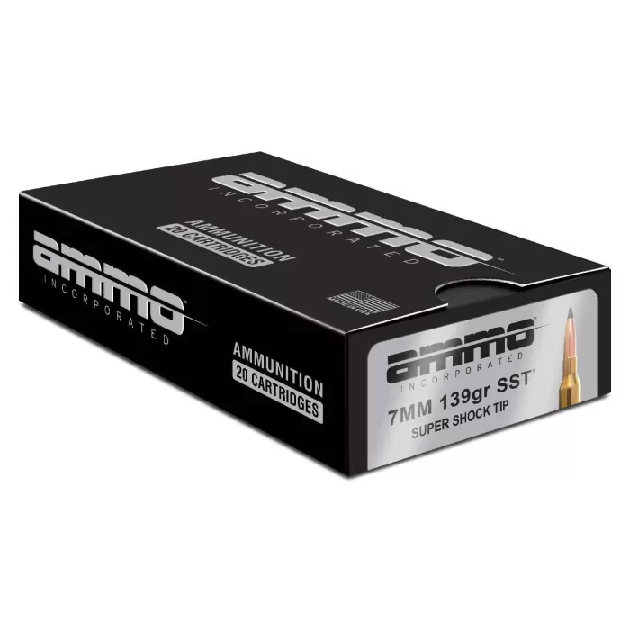 AMMO INC SIGNATURE 7MM REMINGTON MAGNUM 139 GRAIN SST 20/10 AMMO INC SIGNATURE 7MM REMINGTON MAGNUM 139 GRAIN SST 20/10