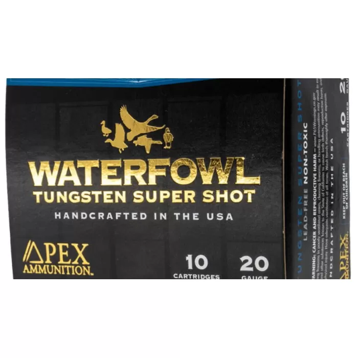 Apex Ammunition TSS Z-Series 20 Gauge 3/4 Ounce 3 Inch Waterfowl Shotgun Ammo 1501297 Apex Ammunition TSS Z-Series 20 Gauge 3/4 Ounce 3 Inch Waterfowl Shotgun Ammo 1501297