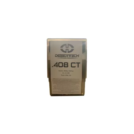 Desert Tech DTM .408 CheyTac 400gr Ammunition Box of 10rds DTM-408400-BX