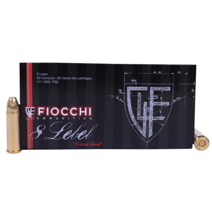 Fiocchi Specialty 8Mm Lebel 111Gr Fmj 50/Bx 8L