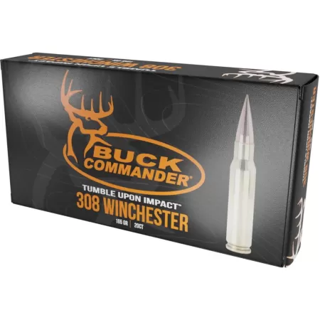 Fort Scott Munitions 308-165-SCV22 Tumble Upon Impact (TUI) 308Win 165gr Solid Copper Spun 20 Per Box/10 Case