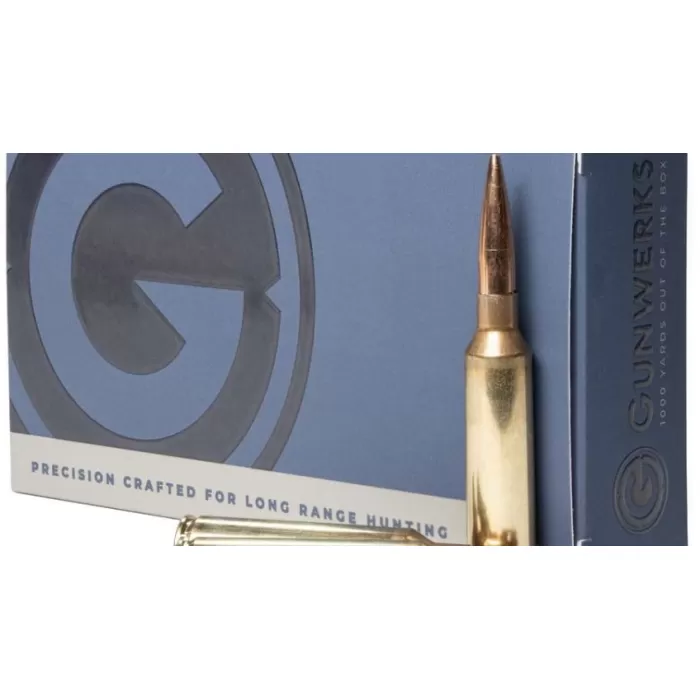 Gunwerks .300 PRC, 210 Grain, VLD Hunting Rifle Ammo, 20 Rounds, AY-M6048