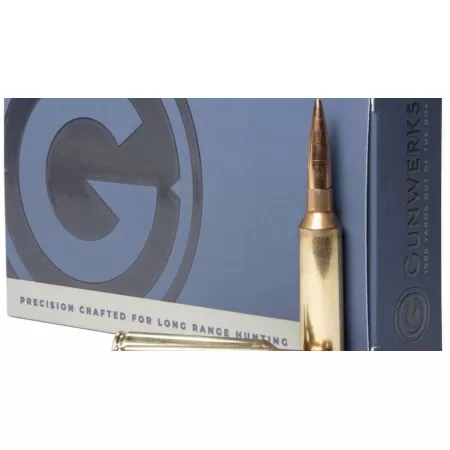 Gunwerks .338 Remington Ultra Magnum Berger .300gr EH Long Range Hunting Ammunition AY-M6074