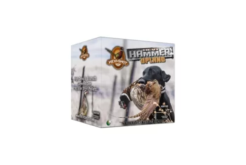HEVI-Shot HEVI-HAMMER UPLAND 12 Gauge 1 1/8 oz 3in #5 Centerfire Shotgun Ammo, 25 Rounds, HS29125