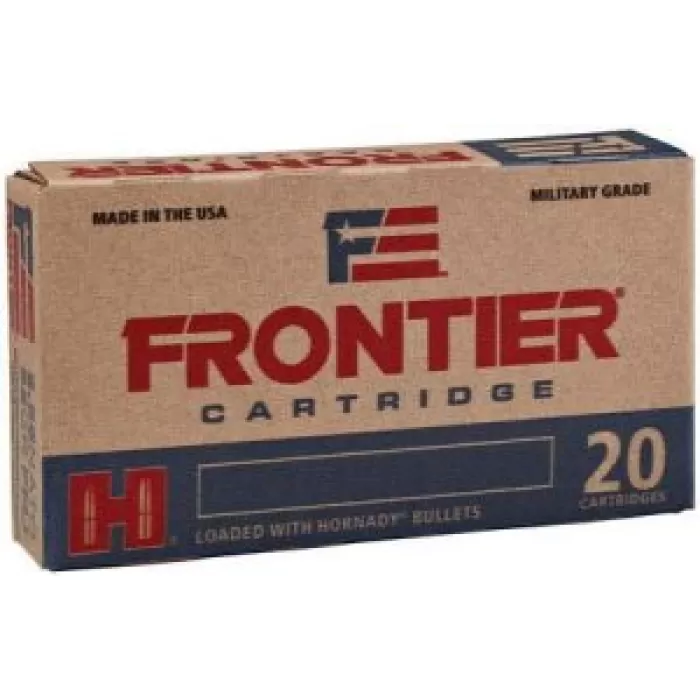 Hornady Frontier NATO Rifle Ammunition 5.56mm 68 gr BTHP-MATCH 500/ct Case (25-20/ct Boxes) Hornady Frontier NATO Rifle Ammunition 5.56mm 68 gr BTHP-MATCH 500/ct Case (25-20/ct Boxes)
