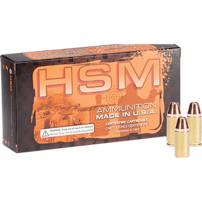 HSM Self Defense Handgun Ammunition 38 Special HP 158 gr. 50 rd. HSM-38-23-N