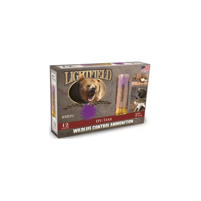 Lightfield Ammunition Lightfield 12ga 2.75'' Less Lethal Star Projectiles 5-pk. Lightfield Ammunition Lightfield 12ga 2.75'' Less Lethal Star Projectiles 5-pk.