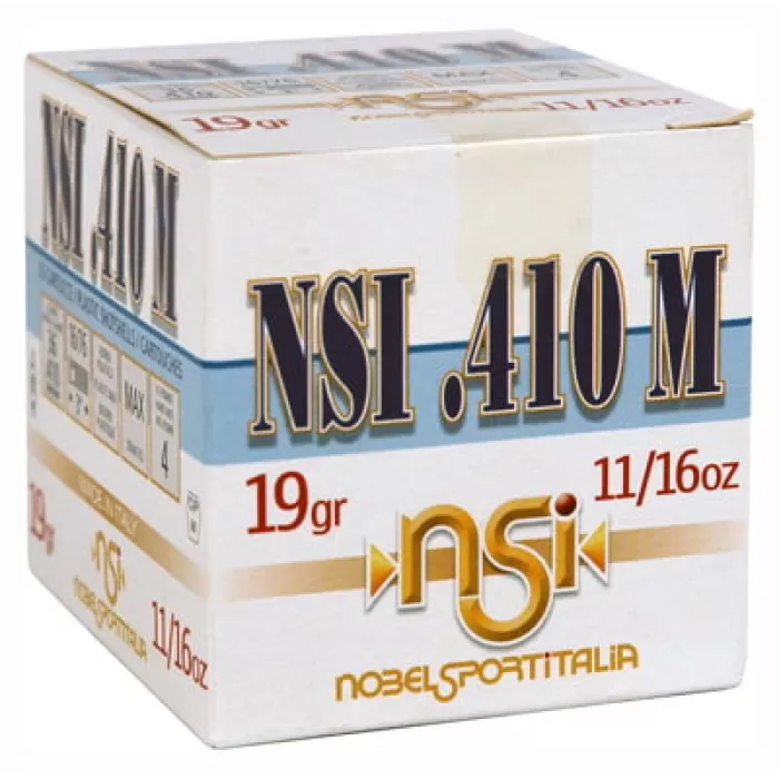Nobelsport Ammo .410 3'' 1145fps. 11/16oz. #6 25-pack Nobelsport Ammo .410 3'' 1145fps. 11/16oz. #6 25-pack