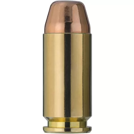 Norma Range and Training .40 S&W 108 Grain Full Metal Jacket Brass Cased Pistol Ammo, 50 Rounds, 801407652