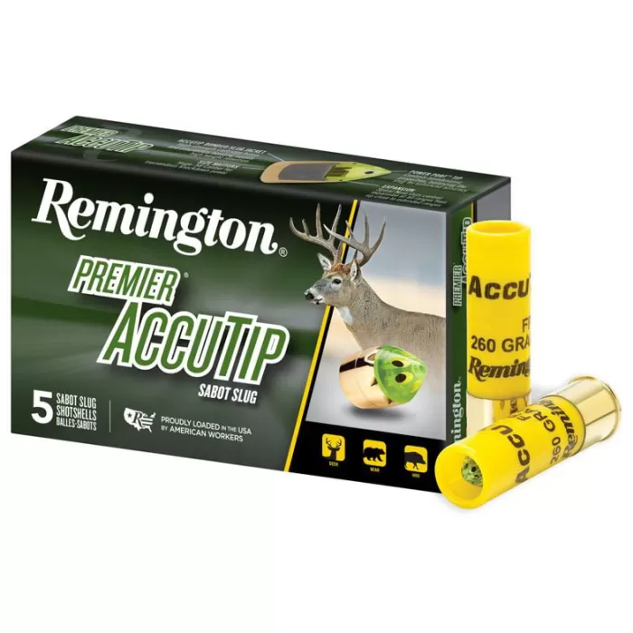 Remington Accutip Muzzleloader .50 Caliber 260 Grain Sabot Slug Rifle Ammo, 12 Rounds, R20179-12RD