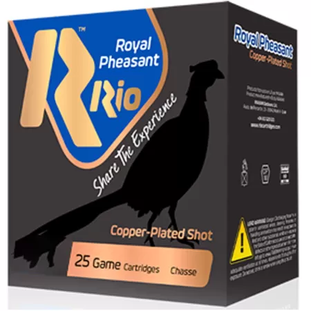 RIO Ammunition Royal Pheasant Copper 36 MGN 20 Gauge 3 in 1 1/4 oz 5 Shot Shotgun Ammo, 25 Rounds, RPC20MGN5