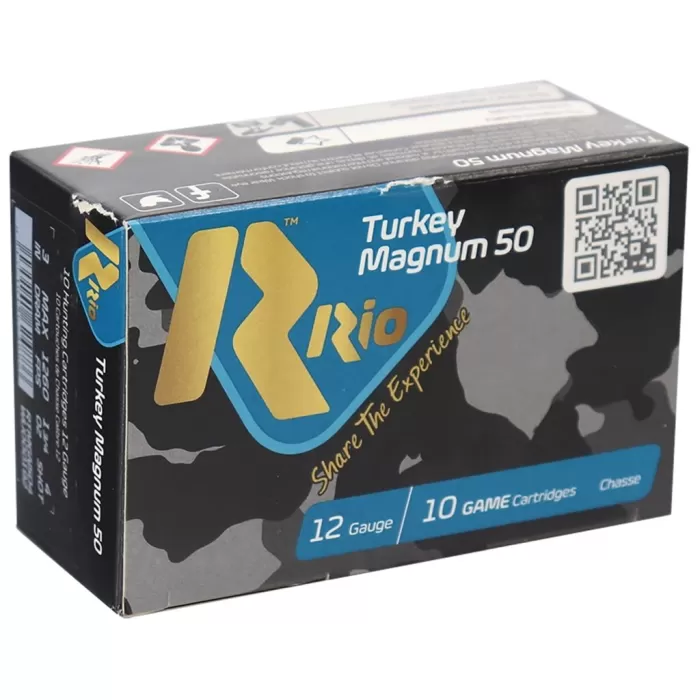 Rio Ammunition Royal Turkey MGN 50 12 GA #6 1-3/4 oz 10-Rounds 3 Rio Ammunition Royal Turkey MGN 50 12 GA #6 1-3/4 oz 10-Rounds 3