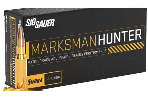 Sig Sauer Marksman Hunter 270 Winchester, 140gr, Gameking Boat Tail Hollow Point, 20rd Box