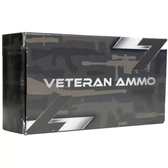 Veteran Ammo 5.56 62gr SCHP w/ NAS3 Cases, 20rd box/10 boxes per case
