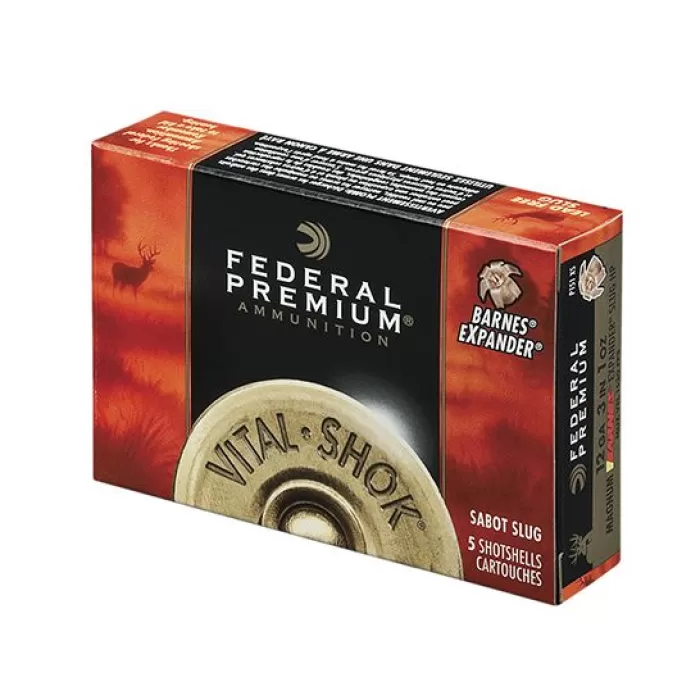 Federal 20ga 3" 275gr Trophy Copper Sabot Slug Vital-Shok Shotshell Ammunition 5rds - P209 TC Federal 20ga 3" 275gr Trophy Copper Sabot Slug Vital-Shok Shotshell Ammunition 5rds - P209 TC