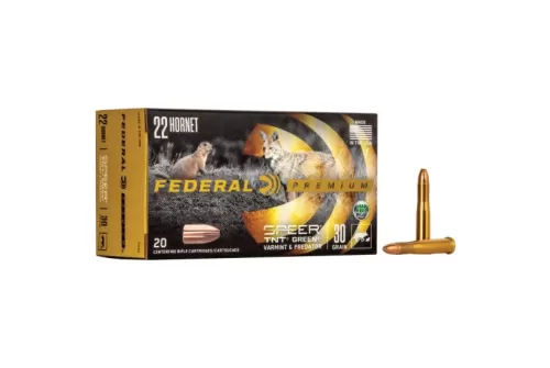 Federal .22 Hornet 30 gr V-SHOK 20 Rounds Ammunition - P22D