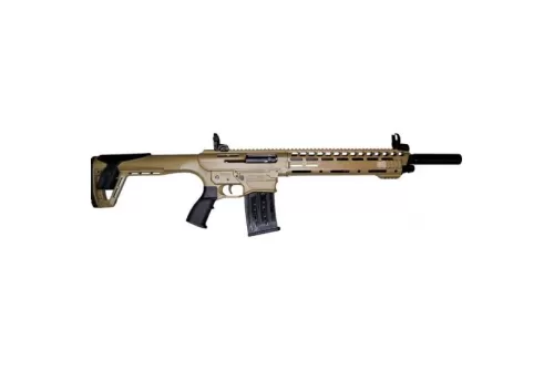 Panzer AR12 12 Gauge Shotgun Semi-Auto, Desert Tan - AR12SDT