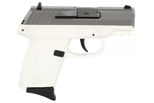 9mm TT Slide White Grip