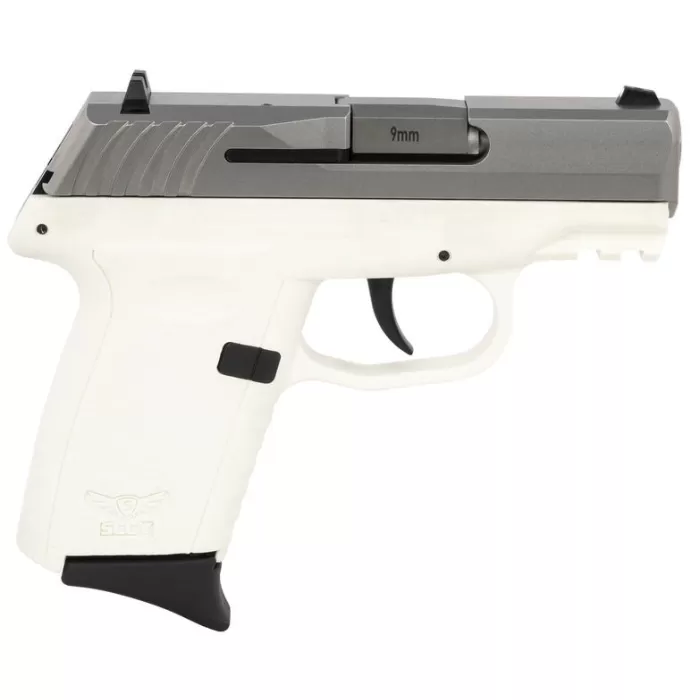 9mm TT Slide White Grip