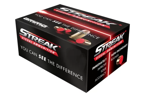 Ammo, Inc. Streak Visual Handgun Ammo - 9mm Luger - 115 Gr. - 20 Rounds - Full Metal Jacket