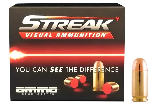 Ammo, Inc. Streak Visual Handgun Ammo - 9mm Luger - 147 Gr. - 20 Rounds - Total Metal Jacket