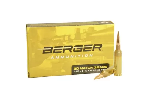 Berger 6.5mm Creedmoor 153.5gr Long Range Hybrid Target Bullets Box of 20 31091