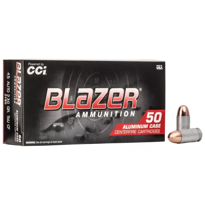 Blazer .45 Auto 230 Grain Centerfire Handgun Ammo Blazer .45 Auto 230 Grain Centerfire Handgun Ammo