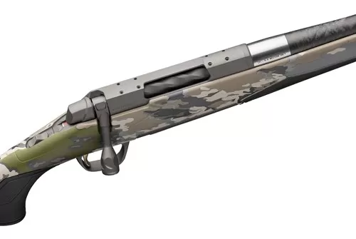 Browning X-Bolt 2 Speed SR 7mm Remington Magnum, 26" Threaded Barrel, Tungsten Gray Rec, Ovix Camo, 3rd