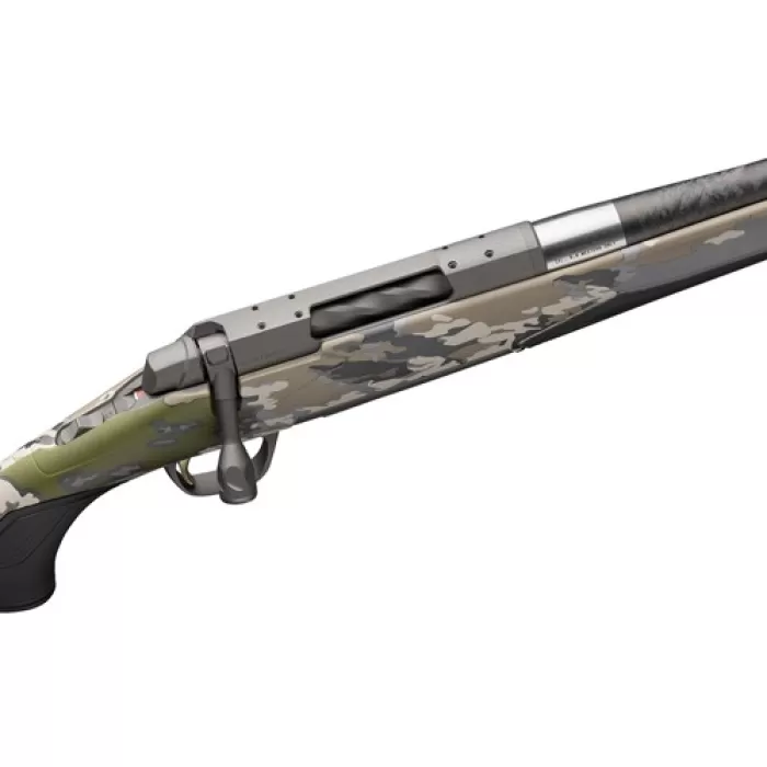 Browning X-Bolt 2 Speed SR 7mm Remington Magnum, 26" Threaded Barrel, Tungsten Gray Rec, Ovix Camo, 3rd