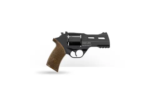 Chiappa Rhino 40DS 9mm, 4", 6rd, Black, Adj. Sights