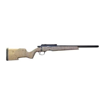 Christensen Arms Ranger Black/Tan Bolt Action Rifle - 17 HMR - 18in